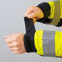 自重堂　制服百科　高視認防水防寒コート（フード付）　オレンジ　Ｌ　48473（直送品）