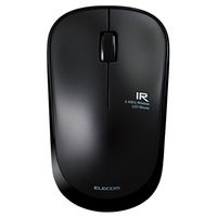 エレコム IRマウス ENELOシリーズ 無線 3ボタン 省電力 ブラック M-IR07DRBK 1個（直送品）