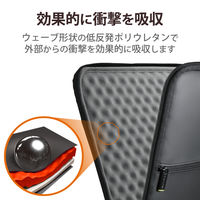 パソコンケース PCバッグ Ultrabook用ZEROSHOCKケース ZSB-IBUB04BK エレコム 1個（直送品）