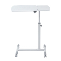 サンワサプライ　ノートパソコンデスク（白）　幅700×奥行450×高さ700・760・820・880mm　NPC-10W　（直送品）