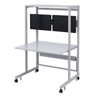 サンワサプライ　eラック　モニター用バー（幅1000mm）　ER-100MB　1セット　（直送品）