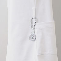 住商モンブラン ローラアシュレイ ナースワンピース 医療白衣 半袖 オフホワイト/アメリブルー S LW403-13（直送品）