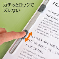 プラス フラットF樹脂 021N A4S LGR NO.021N 1セット(10冊)（直送品）