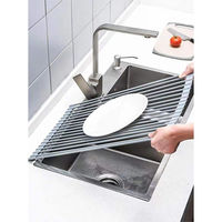 ウィキャン 収納便利シリコン水切り S 42×24cm WJ-9124 1個（直送品）