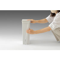 リス どこでも使えるペダルダストボックス13L ダークグレー GPRB052 1個