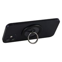 スマホリング マグネット 【 MagSafe 対応 iPhone 】 ブラック P-STRMKMCRBK エレコム 1個