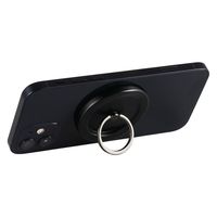 スマホリング マグネット 【 MagSafe 対応 iPhone 】 ブラック P-STRMKMFBK エレコム 1個（直送品）