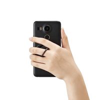 スマホリング マグネット 【 iPhone Android 各種 】 ブラック P-STRMKPFBK エレコム 1個（直送品）