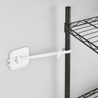 耐震 ゴムベルト 家具 転倒防止 震度7対応 150kg 2本入り 強力粘着 食器棚 ホワイト TS-F015 エレコム 1個（直送品）