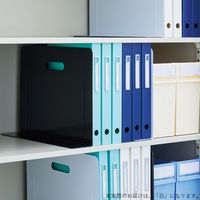 リヒトラブ（LIHIT LAB.） ブックエンド・スーパーワイドタイプ（マグネット付）白 A7353-0 1個