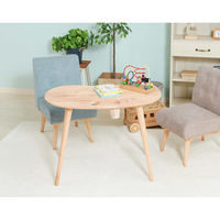 不二貿易 Ｎａｔｕｒａｌ Ｓｉｇｎａｔｕｒｅ キッズテーブル ナチュラル 37565 1台（直送品）