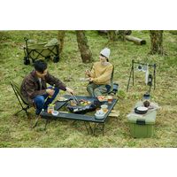 アイリスオーヤマ 焚き火 テーブル ファイヤテーブル アウトドア キャンプ用品 焚き火テーブル TKB-TB98 ブラック 1台（直送品）