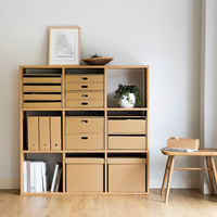 無印良品 スタッキングシェルフ 3段 オーク材 幅42×奥行28.5×高さ121cm 1セット（2個） 良品計画