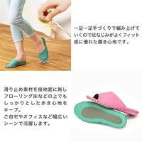 パンジー レディースルームシューズ ローズ M(23.0cm～23.5cm)95051 1足 (直送品)（直送品）