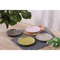 スタッキングプレート　Φ１８０ｍｍ　アリビオ　ＧＲ 77491 1箱（6個入り） 不二貿易（直送品）