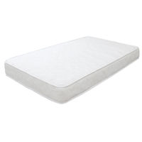 【軒先渡し】友澤木工 木製プレインベッド ヘッドレス マット付 幅970×奥行1950×高さ290mm クラシックホワイト×ホワイト 1台（直送品）