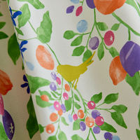 スミノエ デザインライフ セミオーダー カーテン フルーツトリ 2300×1400mm グリーン 1セット(2枚入)（直送品）