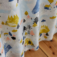 スミノエ デザインライフ セミオーダー カーテン ユキヤマ 1900×1950mm イエロー 1セット(2枚入)（直送品）