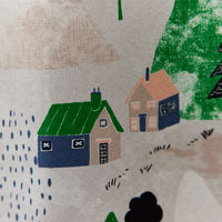 スミノエ デザインライフ セミオーダー カーテン ユキヤマ 1800×1750mm グリーン 1セット(2枚入)（直送品）