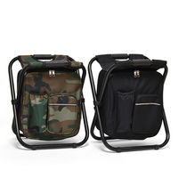 B.Bファニシング 防災キット収納 折り畳み椅子 迷彩 ONOD-0070MEI 1台（直送品）