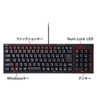 サンワサプライ USBハブ付コンパクトキーボード SKB-KG2UH2BK 1個