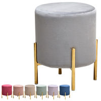 B.Bファニシング マーメイド 円柱スツール ピンク ONSU-0073PNK 1脚（直送品）