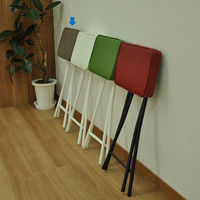 エイ・アイ・エス 折畳ハイスツール ブラウン AAHS-42 BR 1脚（直送品）