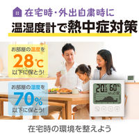 タニタ グラフ付き デジタル温湿度計 TT580WH