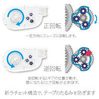 プラス　修正テープ　ホワイパースイッチ　詰め替えテープ　幅4mm×15m　グリーン　緑　30個　50137