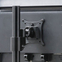 サンワサプライ 液晶モニタスタンド（上下2面） ブラック 幅400×奥行350×高さ700mm CR-LA1506BK 1台（直送品）