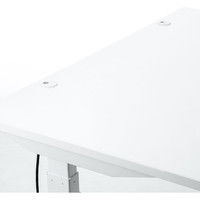 サンワサプライ 電動上下昇降デスク ホワイト 幅1200×奥行700×高さ630～1280mm ERD-M12070W 1台（直送品）