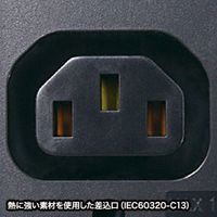 延長コード 電源タップ 3m IEC C13 24個口 ブラック TAP-SV22024LK サンワサプライ 1個（直送品）
