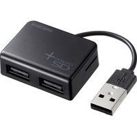 USBハブ　USB2.0　USB2.0×3　USBポート　USB-2HC319BK　サンワサプライ　1個（直送品）