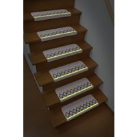 サンコー 足元見やすい階段マット ネット ライトベージュ KM-65 1セット