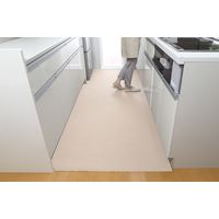 サンコー おくだけ吸着ロングマット90×300cm ベージュ KP-47 1枚
