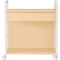 宮武製作所 サイドワゴン 幅610×奥行325×高さ630mm ナチュラル CW-9C_NA 1台（直送品）