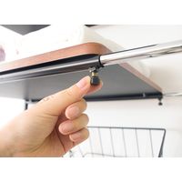 宮武製作所 籠つきランドリーラック 幅900×奥行400×高さ1905mm ブラック SH-X692C_BK 1台（直送品）