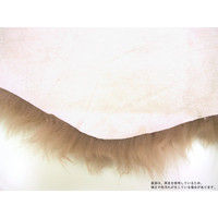 萩原 ムートンフリース SX-1009 幅600×奥行900mm ライトブラウン 240609304 1枚（直送品）