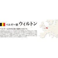 萩原 ウィルトン インフィニティ レーヴ 幅1600×奥行2300mm ブラック 240609919 1枚（直送品）