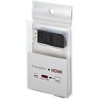 サンワダイレクト DisplayPort-HDMI変換アダプター（4K出力可能） 500-KC013DPH 1個（直送品）