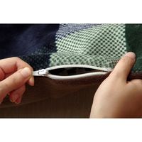 イケヒコ こたつ布団カバー 長方形 撥水機能付き チェック柄 ジャーナル 幅1950×奥行2450mm グリーン  1枚（直送品）