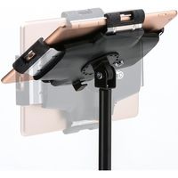 サンワサプライ 鍵付きタブレットスタンド 幅314×奥行314×高さ1120mm ブラック MR-TABST17 1個（直送品）