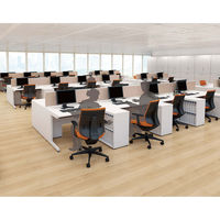 【組立設置込】コクヨ ウィザード3 ローバック 肘無 樹脂脚 布張り カーペット用 ホワイト×ホワイト×ディープパープル 1脚（直送品）