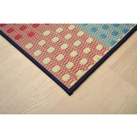 イケヒコ キッチンマット 国産い草 シンプル 滑りにくい加工 『プチブロック』 幅2700×奥行600mm マルチ  1枚（直送品）