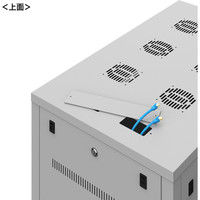 サンワサプライ 19インチサーバーラック（18U） 幅600×奥行900×高さ1020mm ライトグレー 1台（直送品）