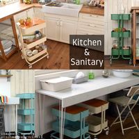 B.Bファニシング ROSSINI メッシュバスケットワゴン 3段 アラベスク柄 幅450×奥行365×高さ780mm ホワイト 1台（直送品）