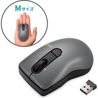 ワイヤレスマウス 静音マウス 無線 3ボタン チルトホイール ブルーLED 黒 M-FPG3DBSBK エレコム 1個