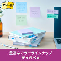 【強粘着】ポストイット 付箋 ふせん ノート 75×75mm マルチカラー2 1箱(12冊入) スリーエム 6541SS-MC-2