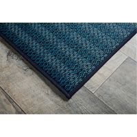 イケヒコ い草ラグ 国産 カーペット 『Fナール』 幅1910×奥行2500mm ネイビー 8231580 1枚（直送品）