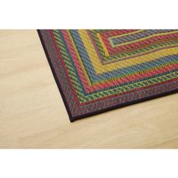 イケヒコ 玄関マット 室内 国産い草 『Fグラデーション』 幅600×奥行900mm ブルー 1080240014604 1枚（直送品）